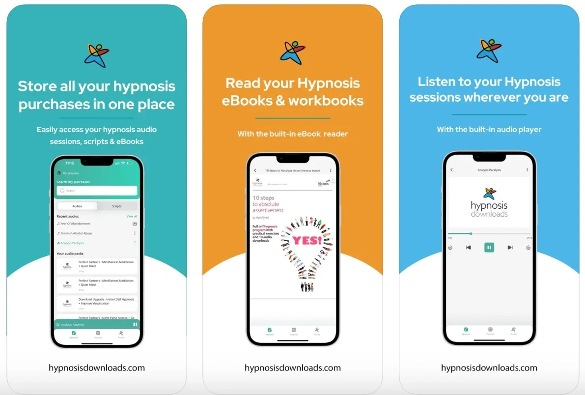 Hypnosis downloads and hypnotherapy downloads